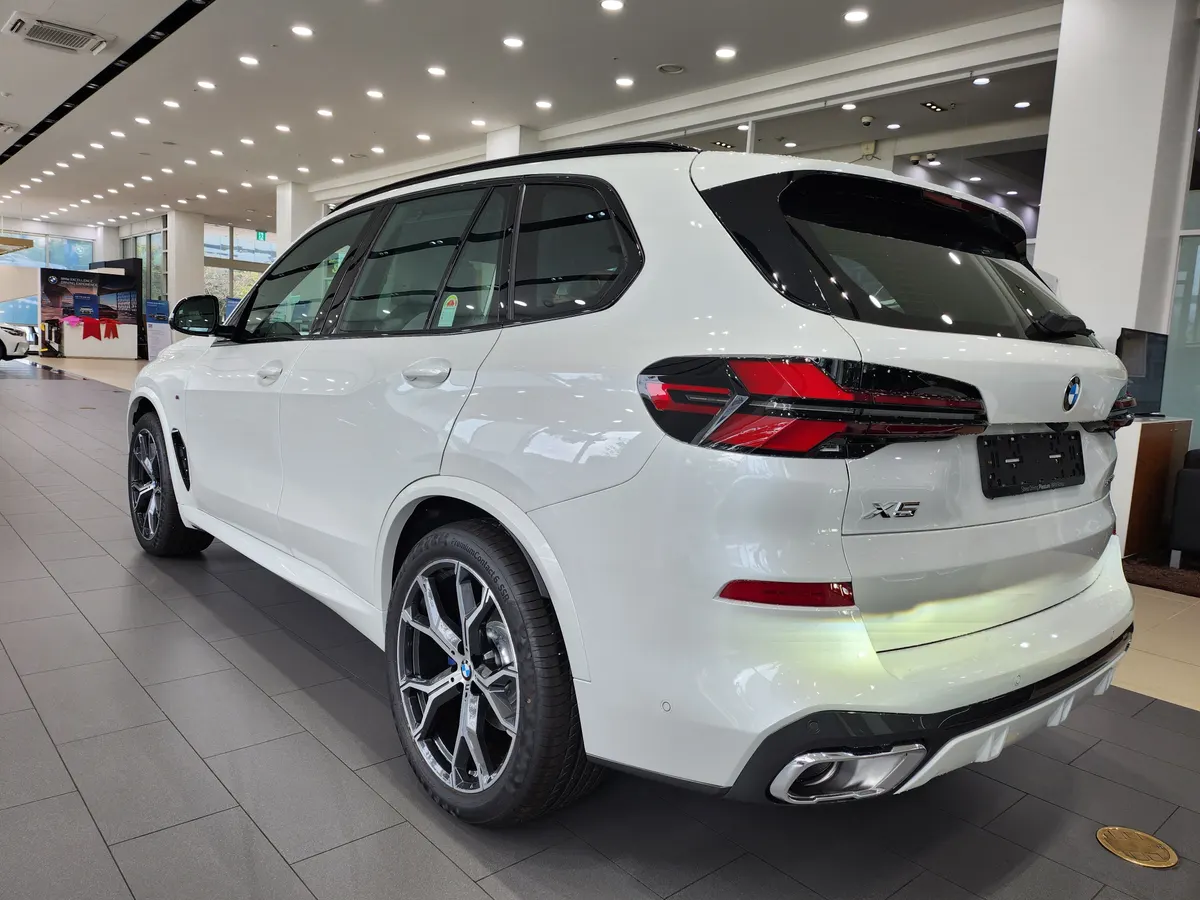 BMW X5 xDrive40i M 스포츠 뒤쪽 비스듬히 — 제공 원본 차량 사진